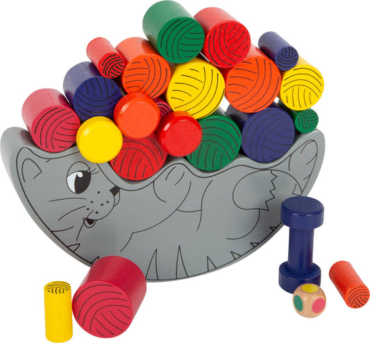 small foot Balansera katt | skicklighetsspel | trä