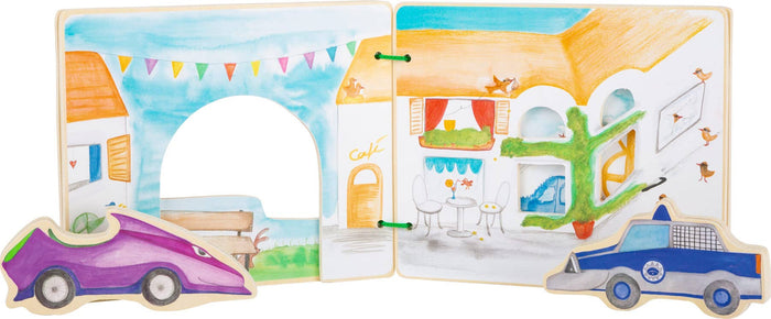 small foot Polisens interaktiva bilderbok