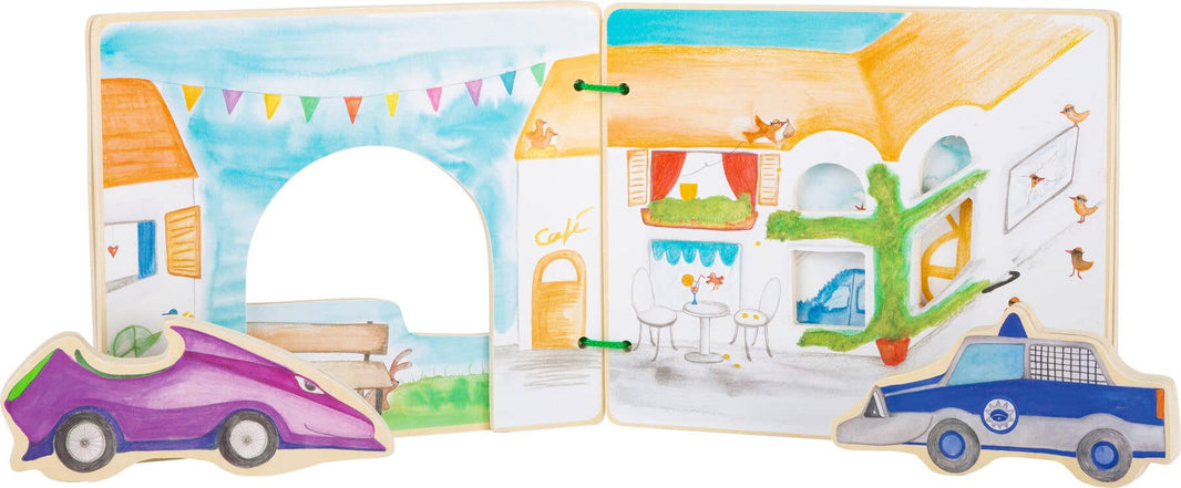 small foot Polisens interaktiva bilderbok