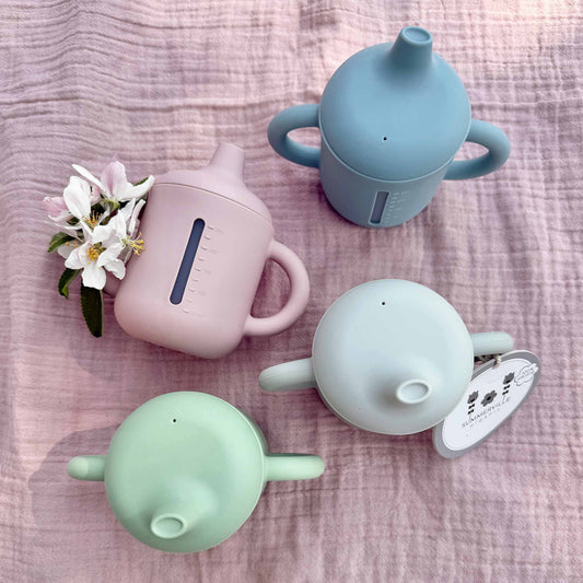 Sippy Cup Silikon 250 ml Ljuslila