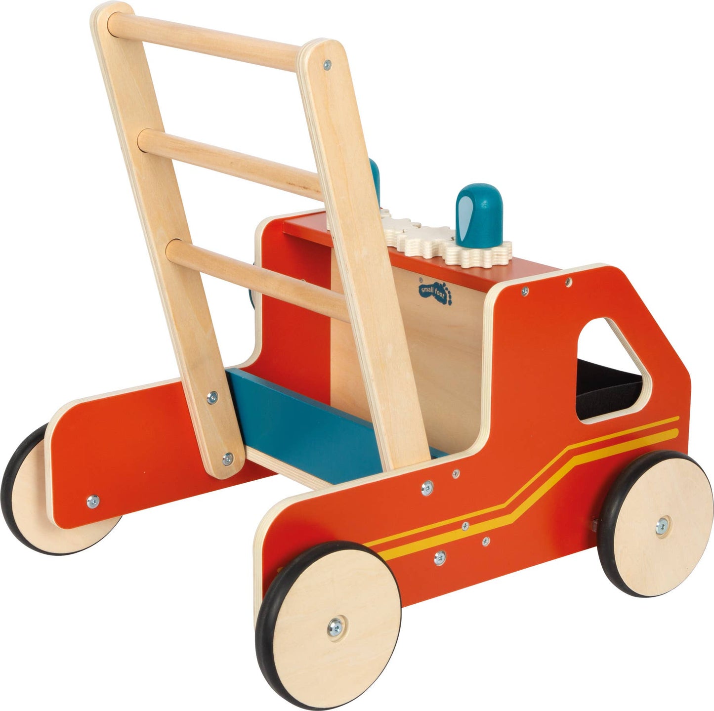 small foot Fire Brigade Baby Walker | Motoriska färdigheter | Träleksaker