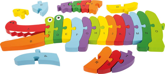 small foot ABC Crocodile Puzzle | Pussel | Trä