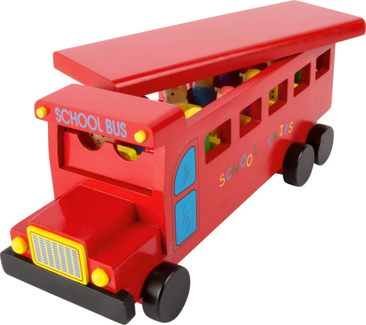 small foot Skolbuss | Parkeringsgarage och fordon | Trä