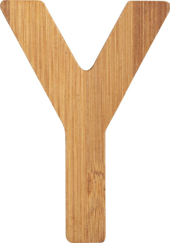 small foot ABC bokstäver bambu Y