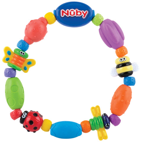 Nuby Teether Hard/Soft teether Bug-a-Loop - 3m+