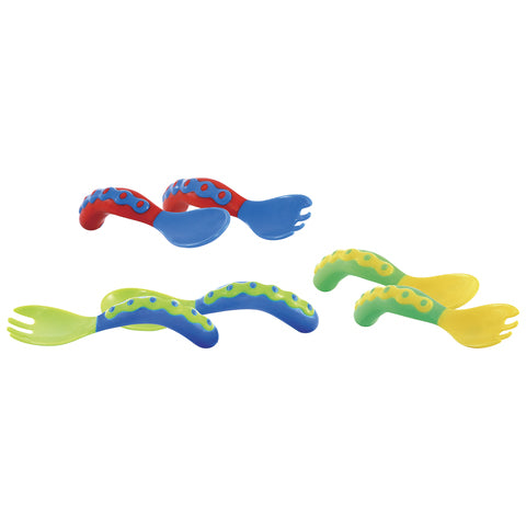 Nuby Starter Spoon & Fork - 9m+