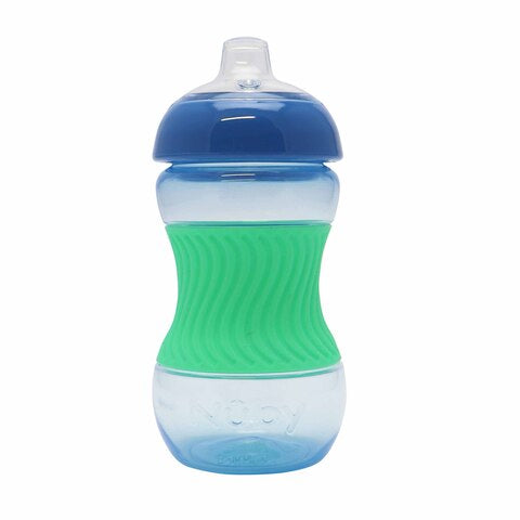 Nuby Mini Easy GripCup W Sleeve 180ml BlueGreen + 4 m