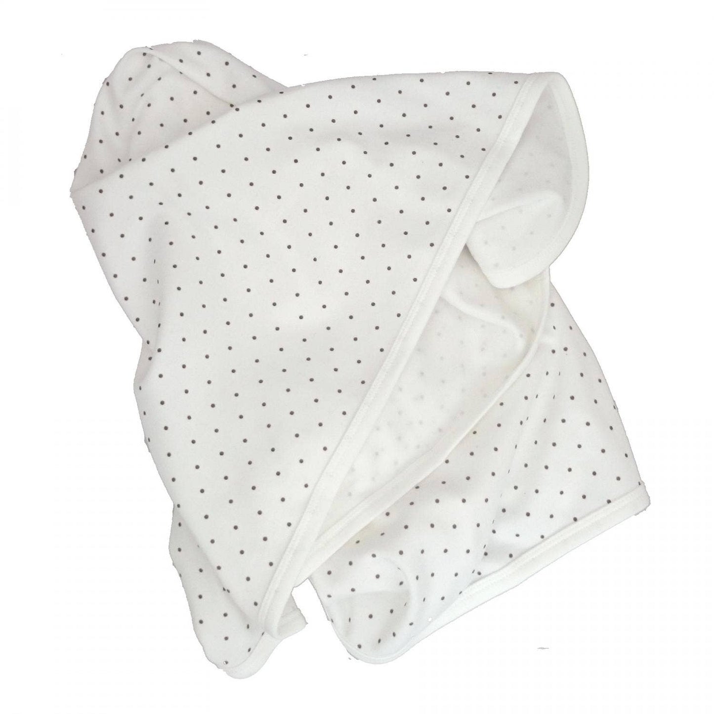 Ekologisk babyfilt White Dotty