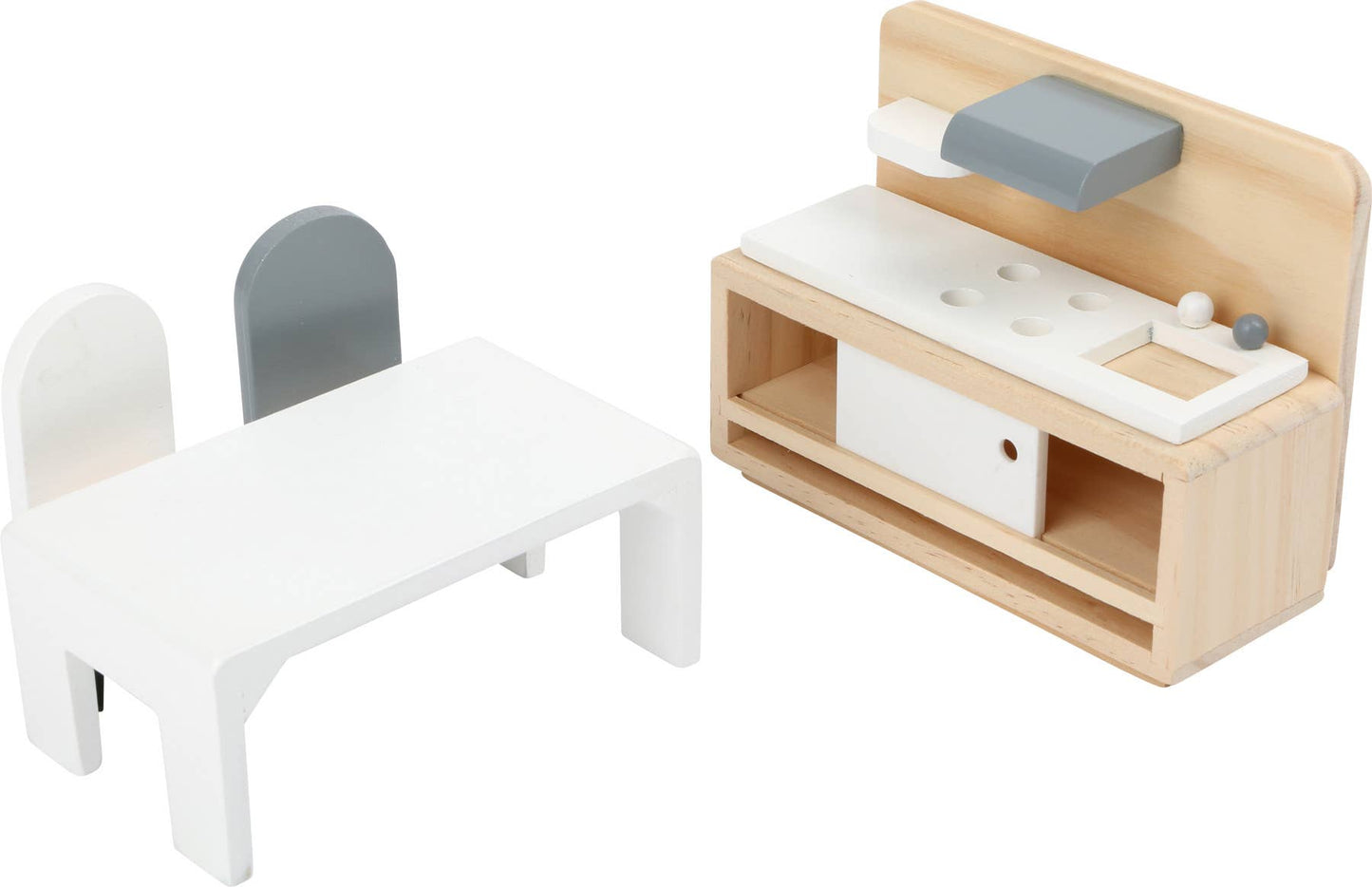 small foot Dockhusmöbler komplett uppsättning | dockhus | trä