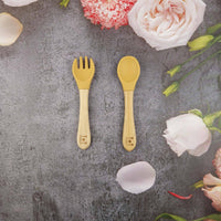 Summerville organic Sked och gaffel bambu