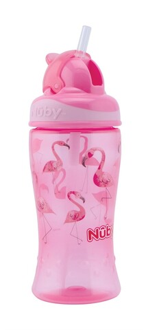 Nuby Flip It Cup PP 360 m Pink Flamingo 12m+
