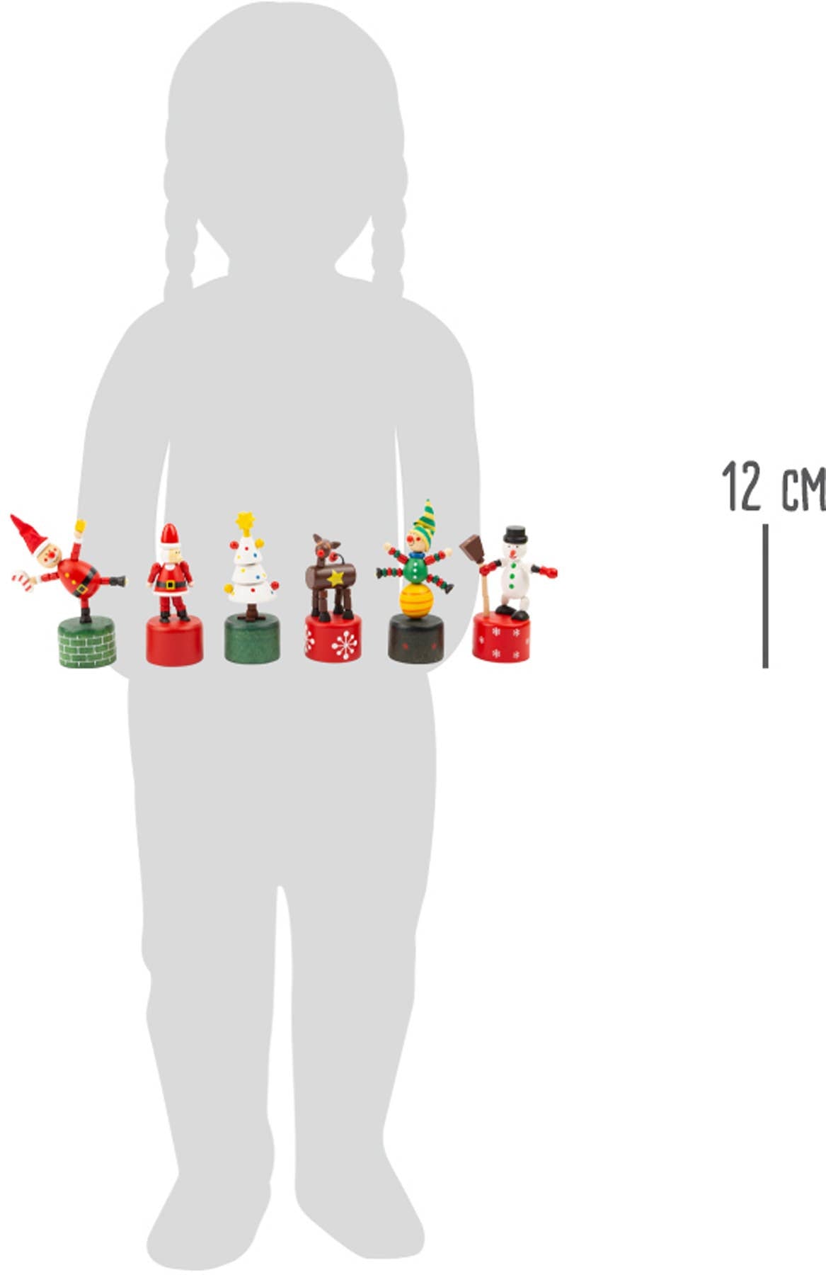 small foot Visa presssiffror Jul | displayer | trä