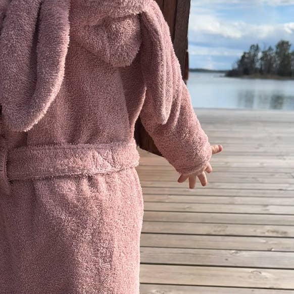 Summerville organic Ekologisk badrock Rabbit Pale Mauve 2-4 år