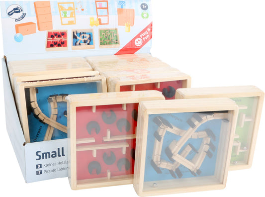 small foot Display Liten trä labyrint | displayer | trä