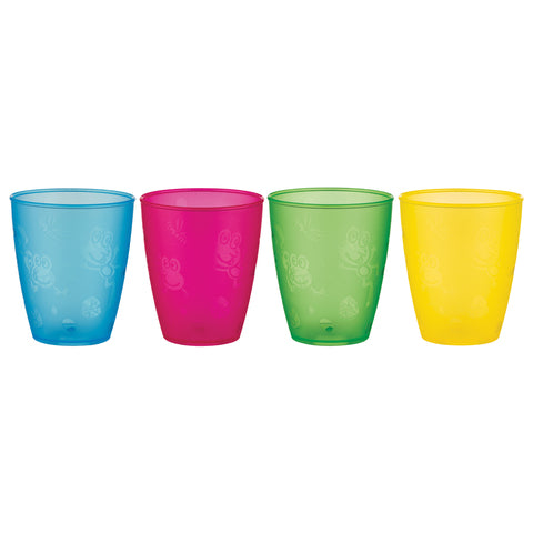 Nuby 4P Drinking Tumbler Set 300 ml + 9 m