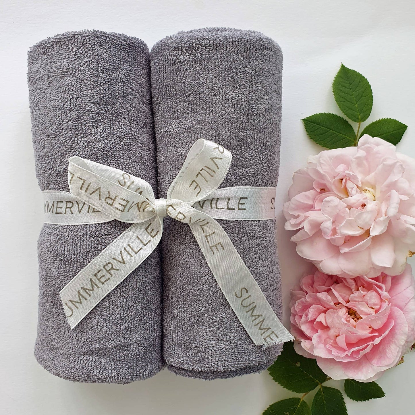 Summerville organic Organic Baby Care Handdukar 2-pack Grå