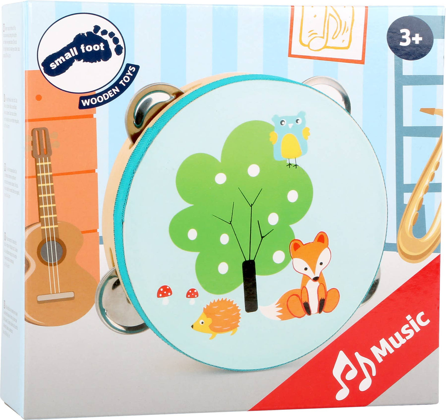 small foot small foot Tamburin Little Fox | Musikinstrument | Trä