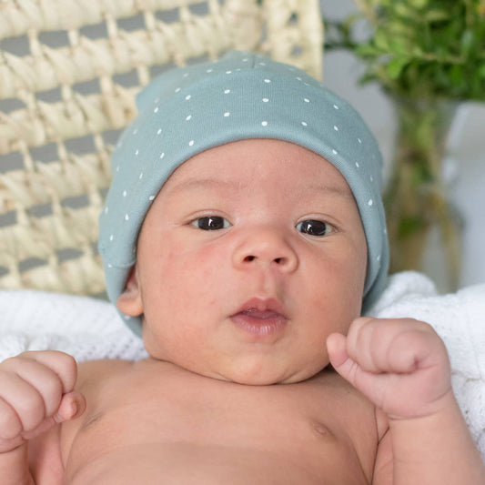 Ekologisk babyhatt Sapphire Dotty Premature