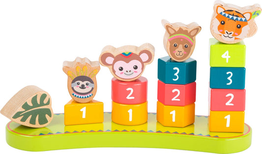 small foot small foot Spel med siffror ”Jungle” | leksak | 100% Fsc