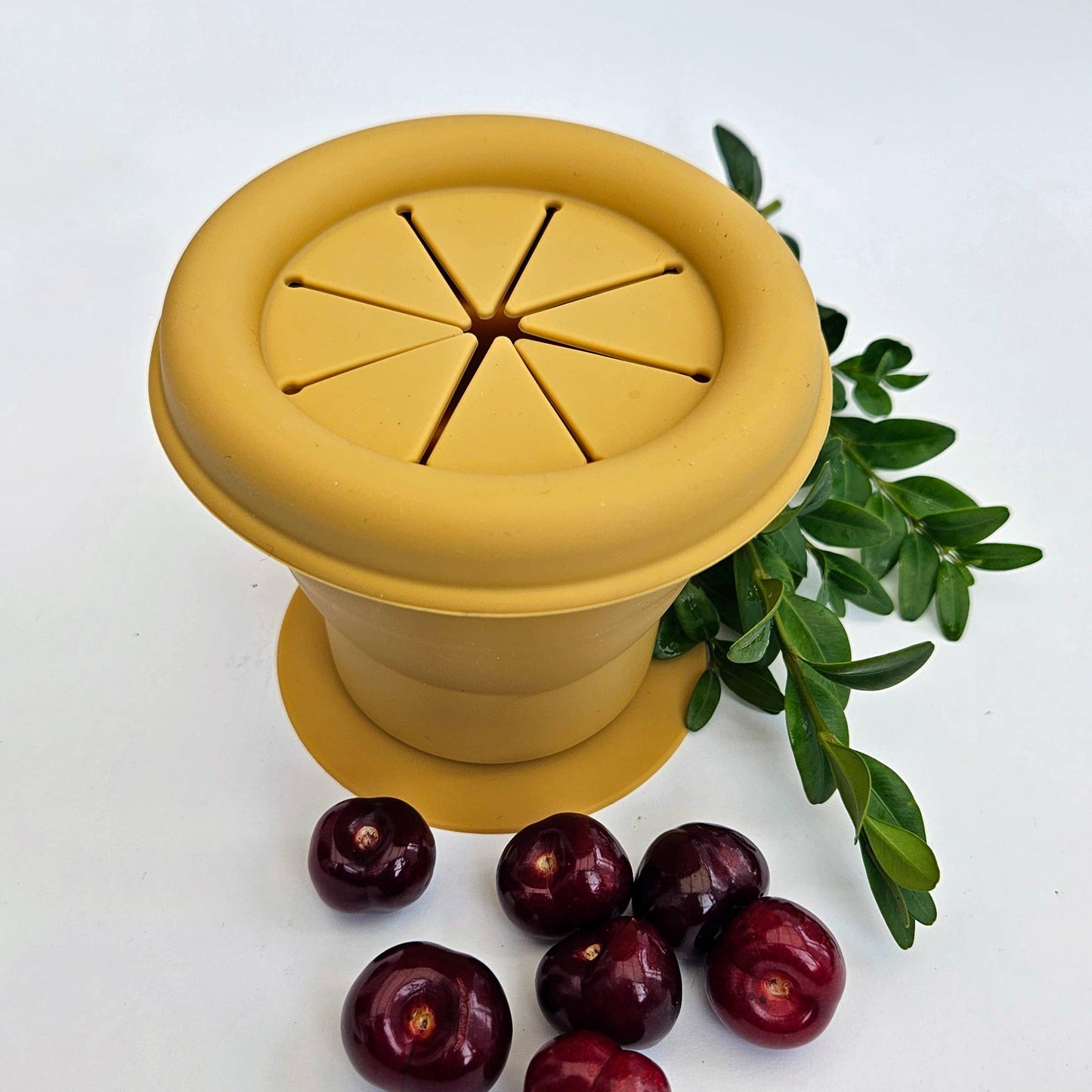 Summerville organic Snackpot silikon ockra