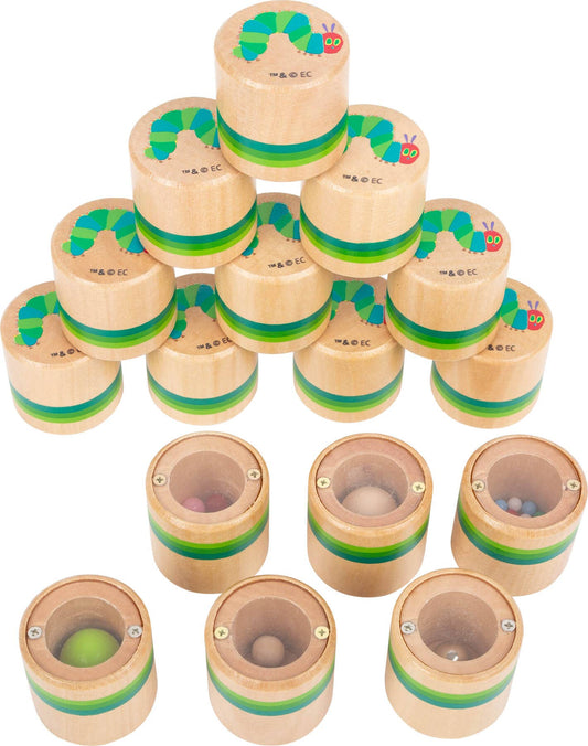 small foot small foot Very Hungry Caterpillar Hearing Memo | Pedagogisk leksak | Trä