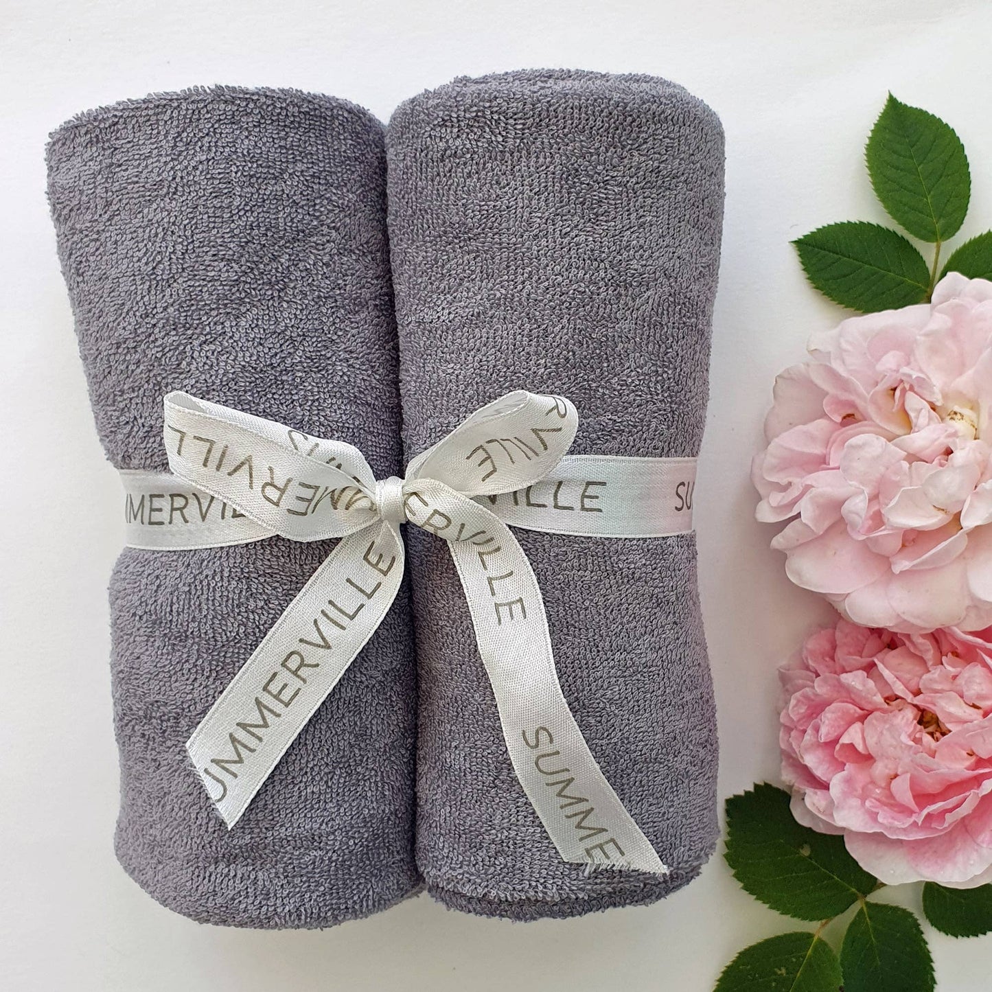 Summerville organic Organic Baby Care Handdukar 2-pack Grå