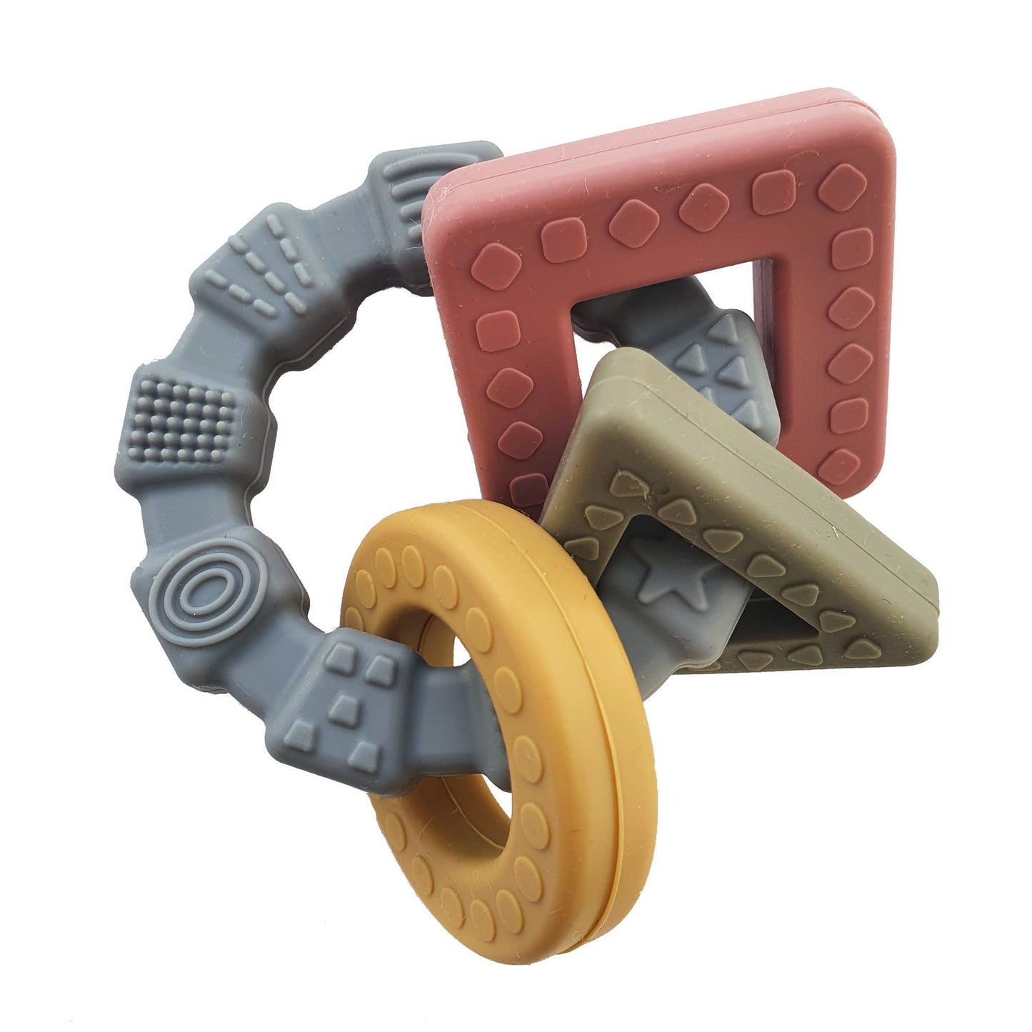 Summerville organic Baby Silikon Teether Leksaksgeometri