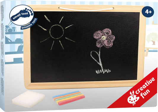small foot small foot Blackboard Colourful Chalk | Svarta tavlor och skolmaterial | Trä