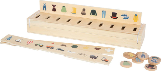small foot World Explorer Bildsorteringslåda | Pedagogiska leksaker | Trä