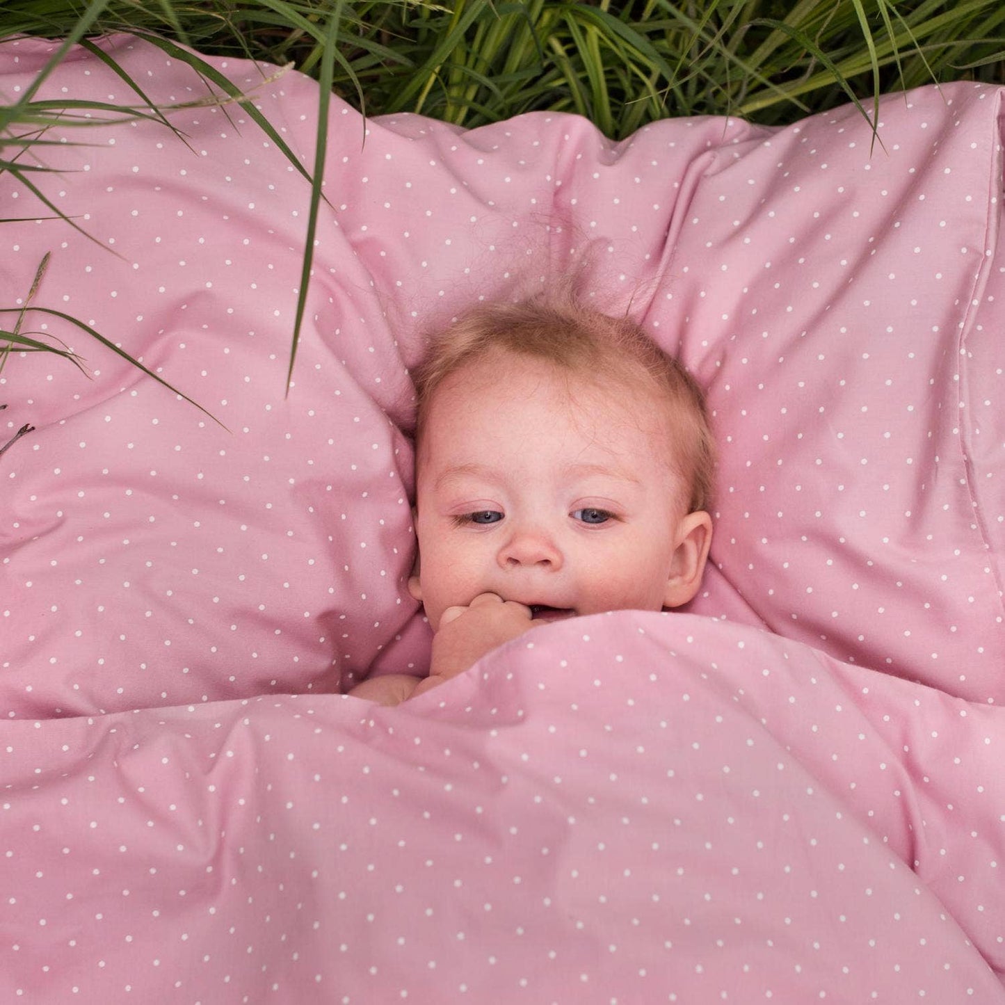Summerville organic Ekologiskt juniorsängkläder Soft Pink Dotty