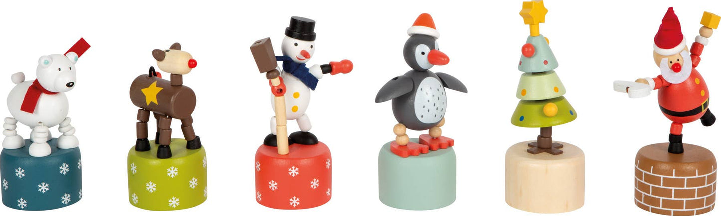 small foot Visa tryckfigurer jul och vinter | Träleksaker