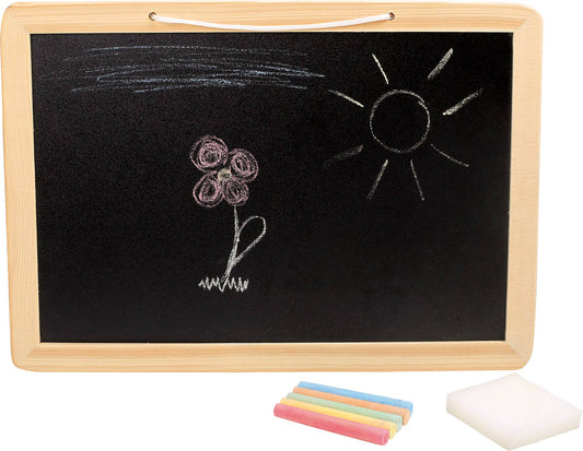 small foot small foot Blackboard Colourful Chalk | Svarta tavlor och skolmaterial | Trä