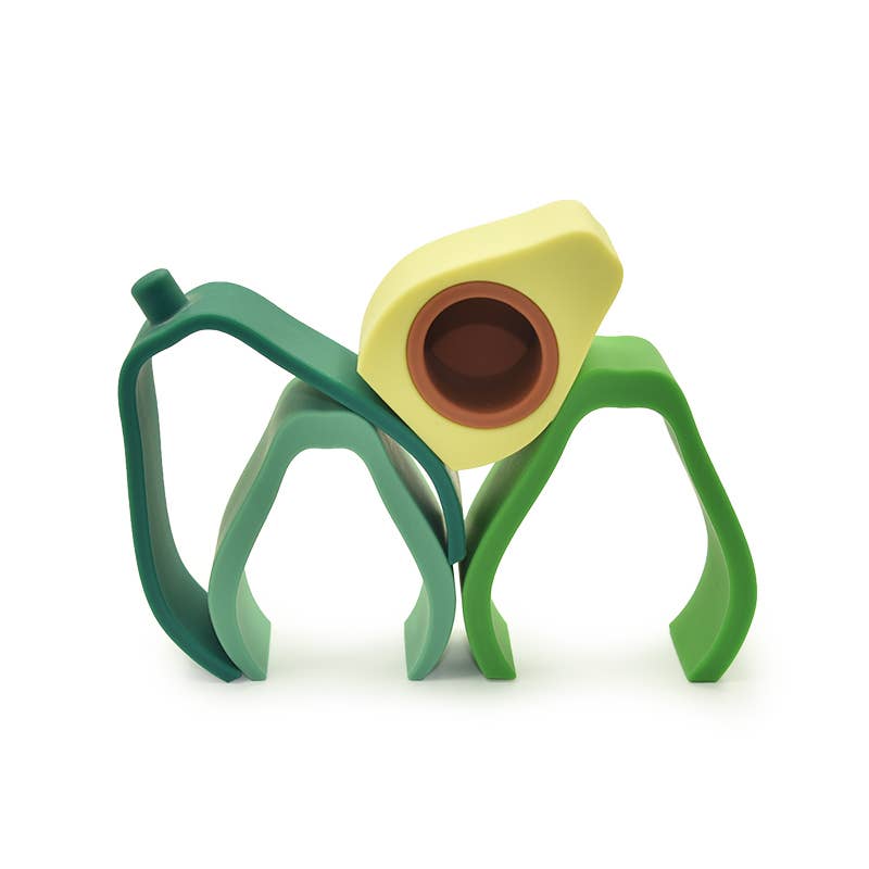 Summerville organic Silikon staplingsleksak Avokado