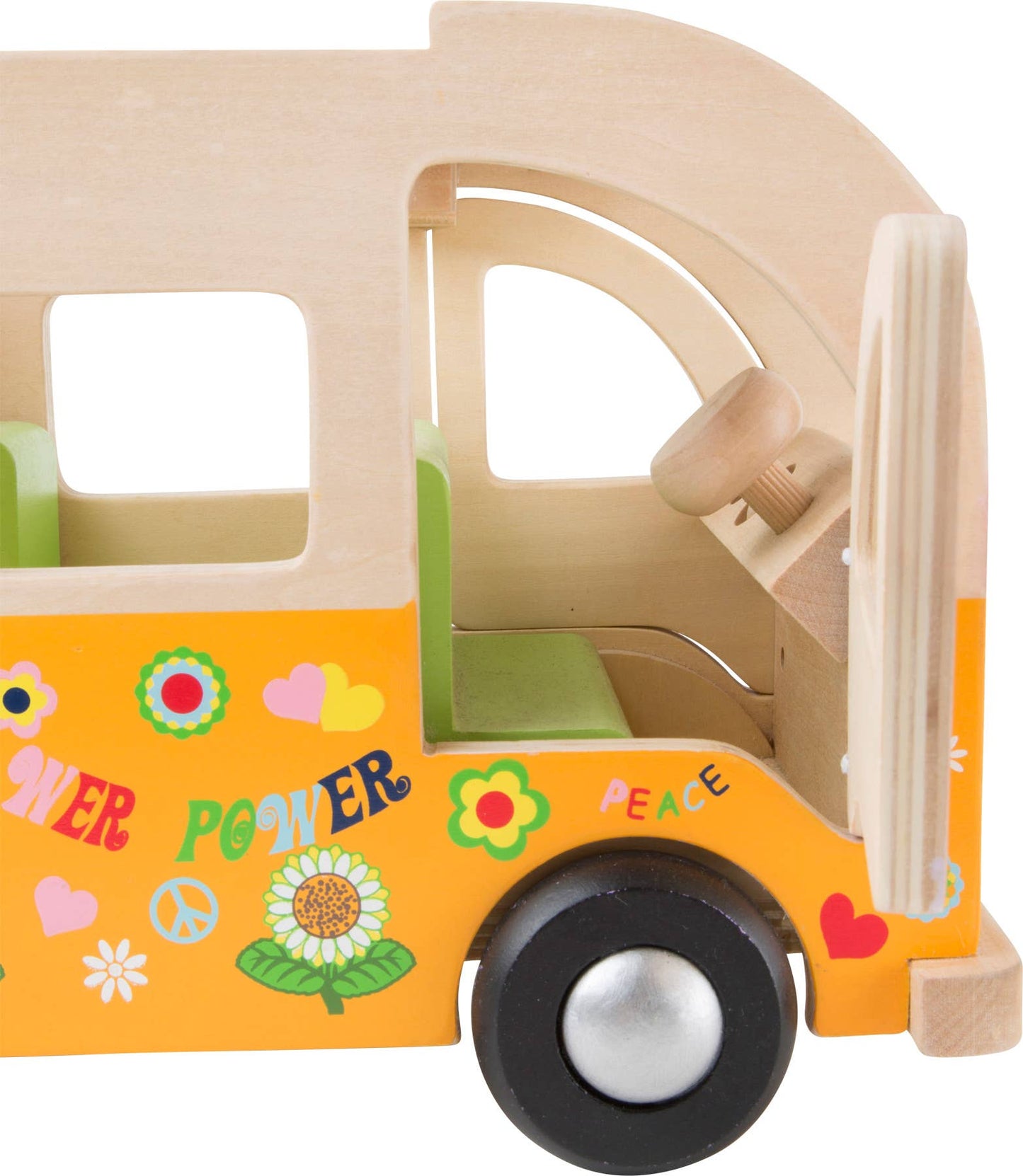 small foot Trä Hippie Playbus | Parkeringshus och fordon | Trä