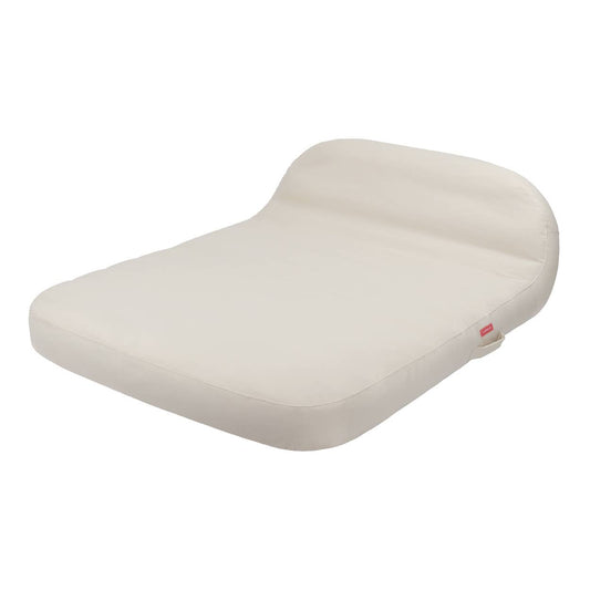 Beige flytande enkelsäng madrass