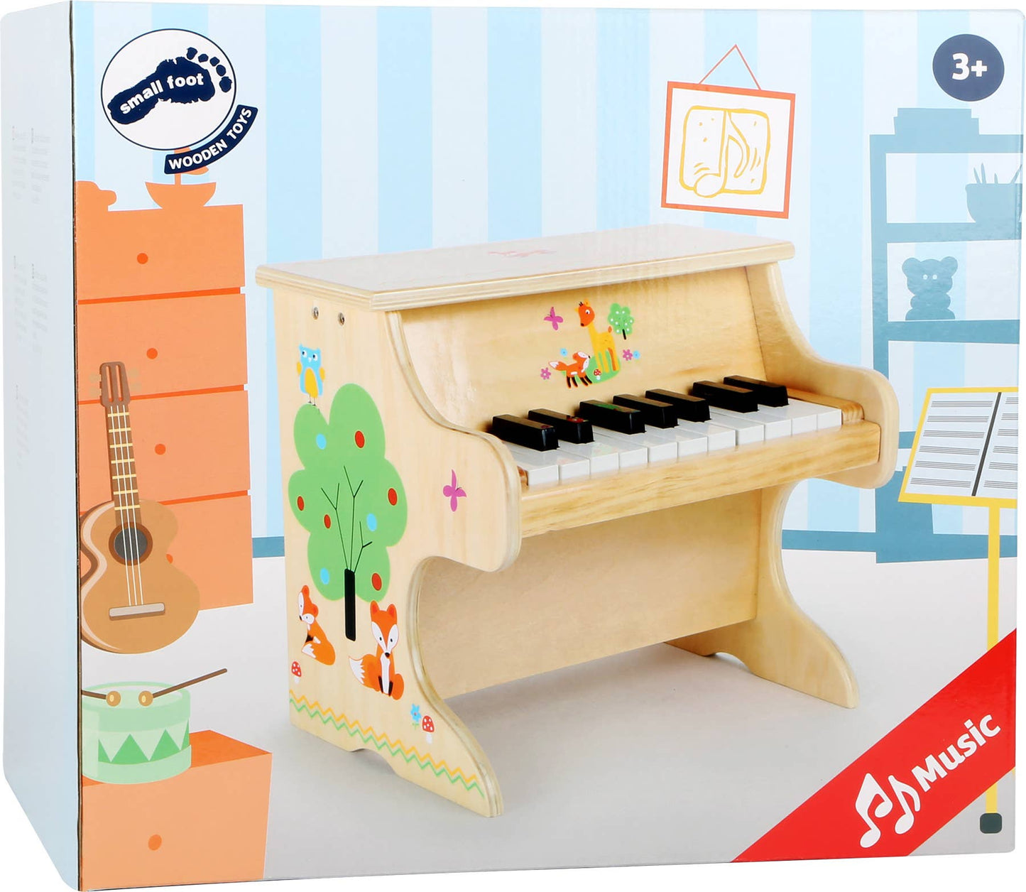 small foot Little Fox Piano | Musikinstrument | Trä