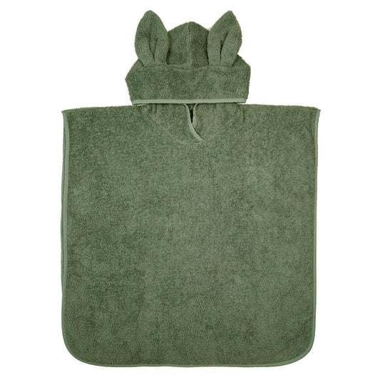 Summerville organic Ekologisk Badponcho Kanin Grön