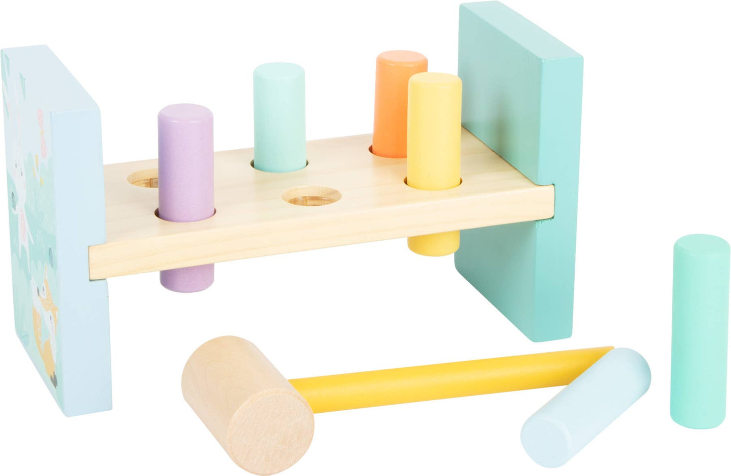 small foot small foot Pastell knackar bänk | knackar spel | trä