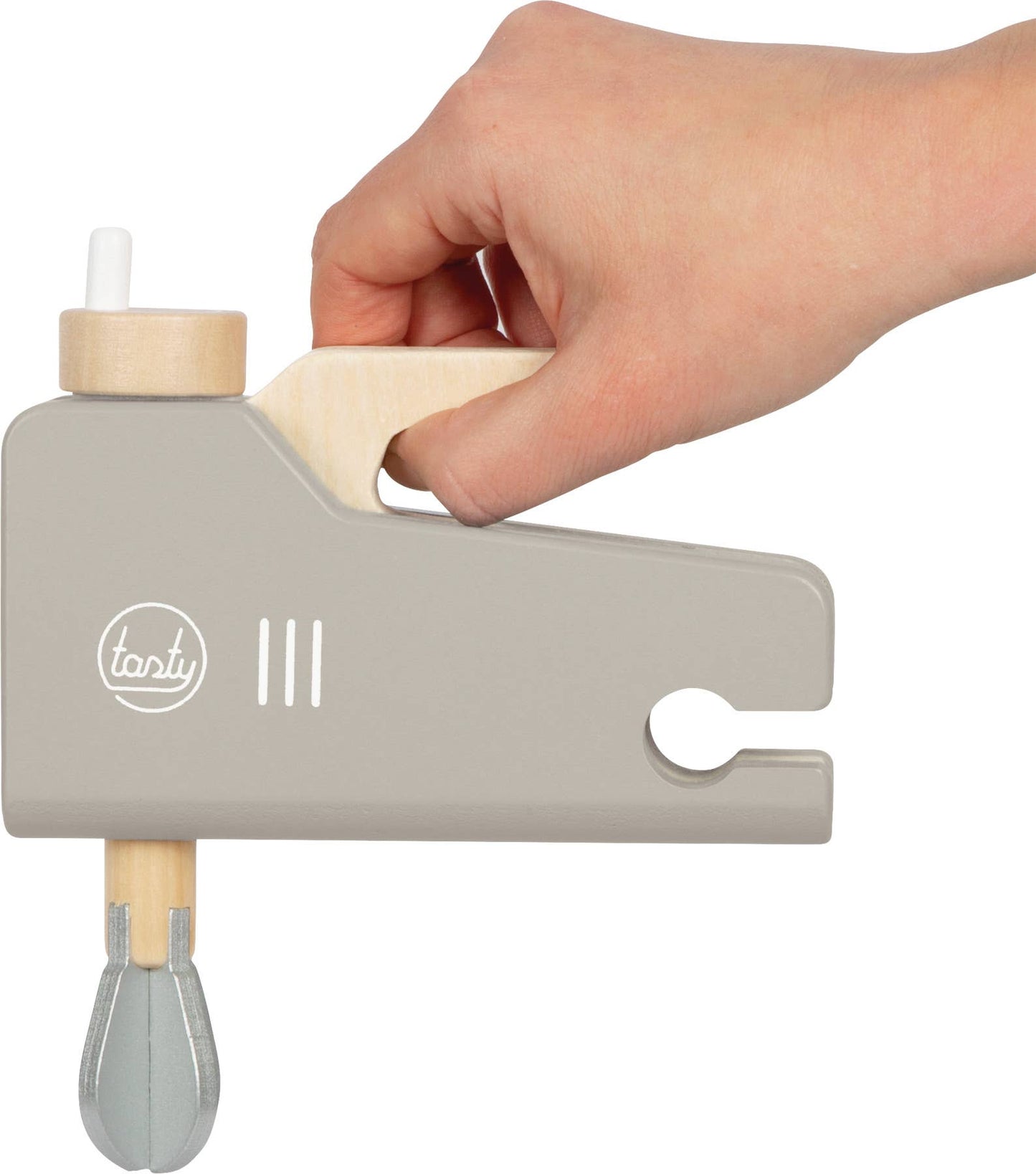 small foot Mixer-set grå "tasty" | Rollspel leksak | Träleksak
