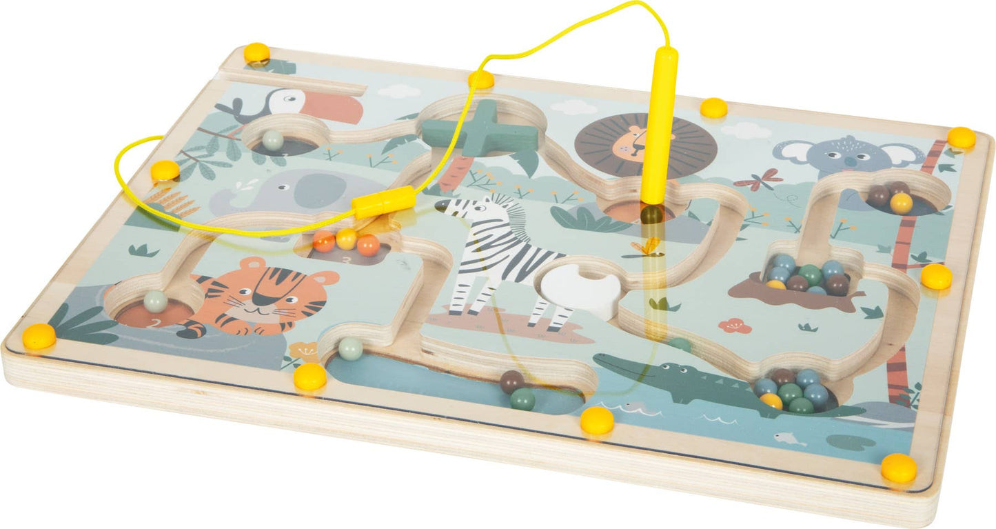 small foot Magnetisk labyrint "Safari" | Leksak | Träleksak
