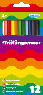 Kärnan - TRÄFÄRGPENNOR 12 ST
