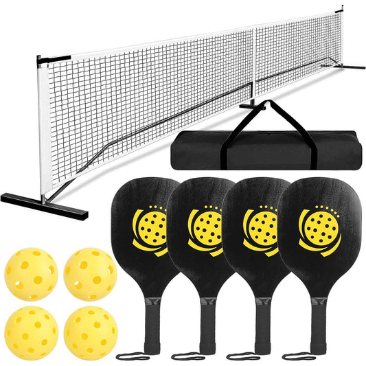 Bärbar pickleball-nätuppsättning 22ft reglerstorlek