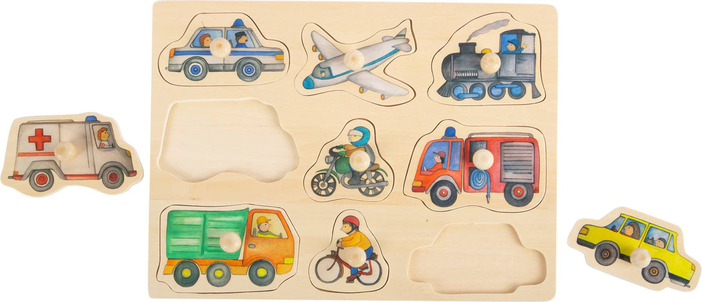 small foot Stadsfordon Set Puzzle | Pussel | Trä