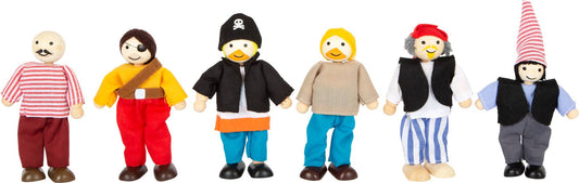 small foot small foot Böjda Doll Pirates | Spelvärldar | Trä
