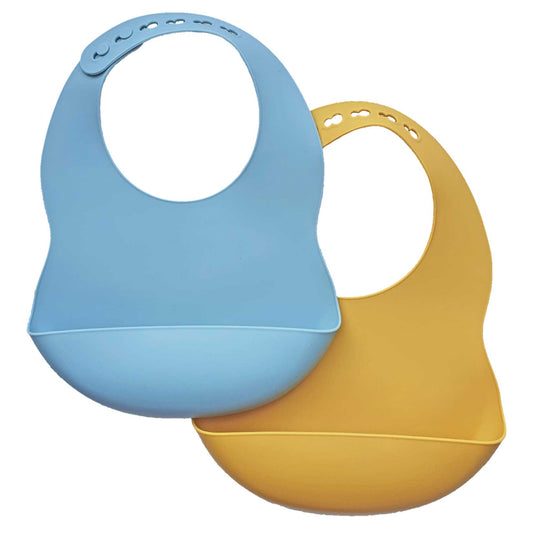 Haklapp Silikon 2-pack Blå-Ochre
