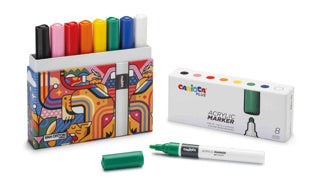 Kärnan - CARIOCA PLUS AKRYLPENNOR 8-PACK