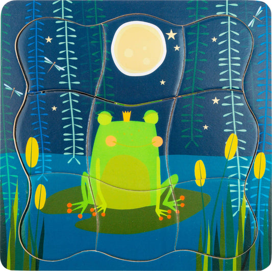 small foot Frog King lager pussel | Pussel | trä