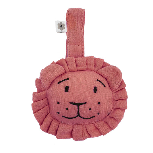 Summerville organic Ekologisk mjuk hängande skralle Lion Dusty Rose