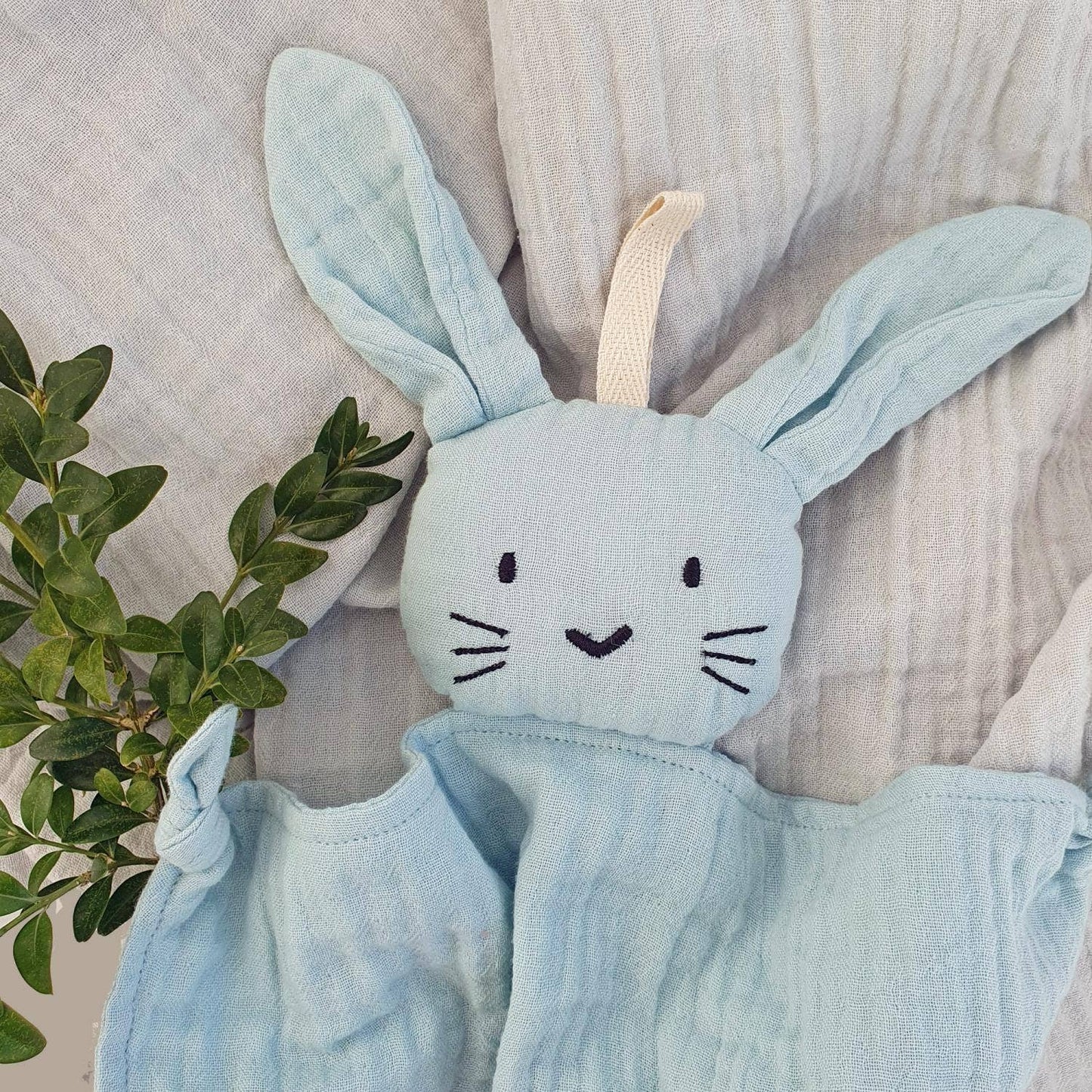 Ekologisk Cuddly Rabbit Ice Blue
