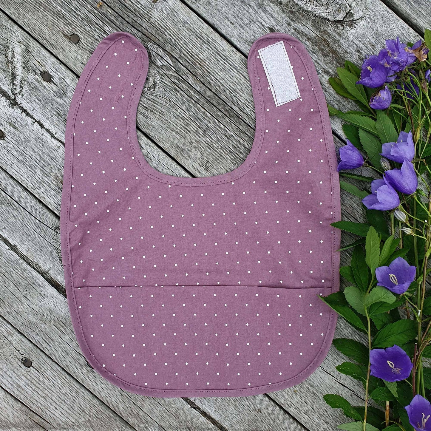 Summerville organic Ekologisk babyhaklapp Grape Dotty